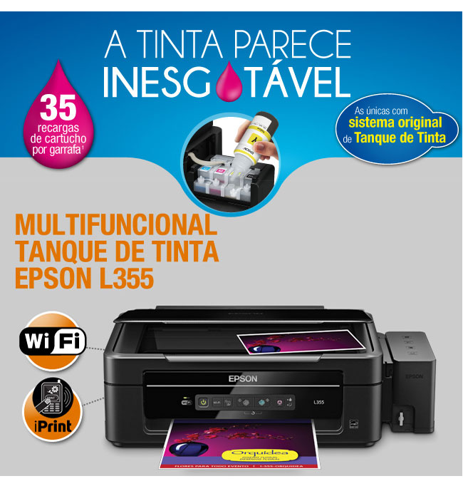 A tinta parece inesgotável