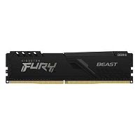 Memória GAMER DDR4 16GB 3200MHz CL16 FURY BEAST Kingston - KF432C16BB1/16WP