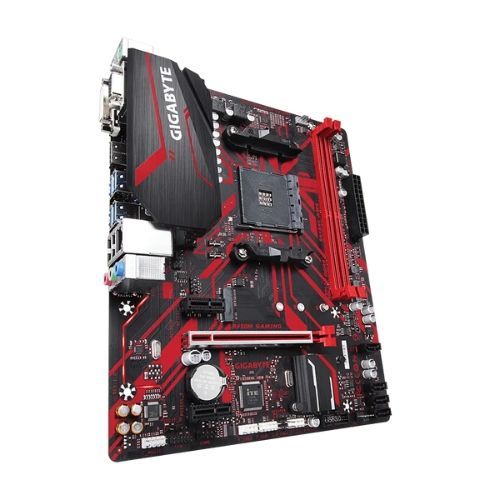 M1331 - Placa Mãe AM4 Gigabyte B450M GAMING ( 2x DDR4 / 1 x PCI Express x16 slot / 2 x PCI Express x1 slot / 1x M.2 / 4x USB 3.1 / 2x  USB 2.0 / 1x HDMI / 1x DVI-D / 1x VGA ) <b>Compatível com os Processadores AMD Ryzen Série 5000, 1ª, 2ª e 3ª Gerações</b M1331 - Placa Mãe AM4 Gigabyte B450M GAMING ( 2x DDR4 / 1 x PCI Express x16 slot / 2 x PCI Express x1 slot / 1x M.2 / 4x USB 3.1 / 2x  USB 2.0 / 1x HDMI / 1x DVI-D / 1x VGA ) <b>Compatível com os Processadores AMD Ryzen Série 5000, 1ª, 2ª e 3ª Gerações</b