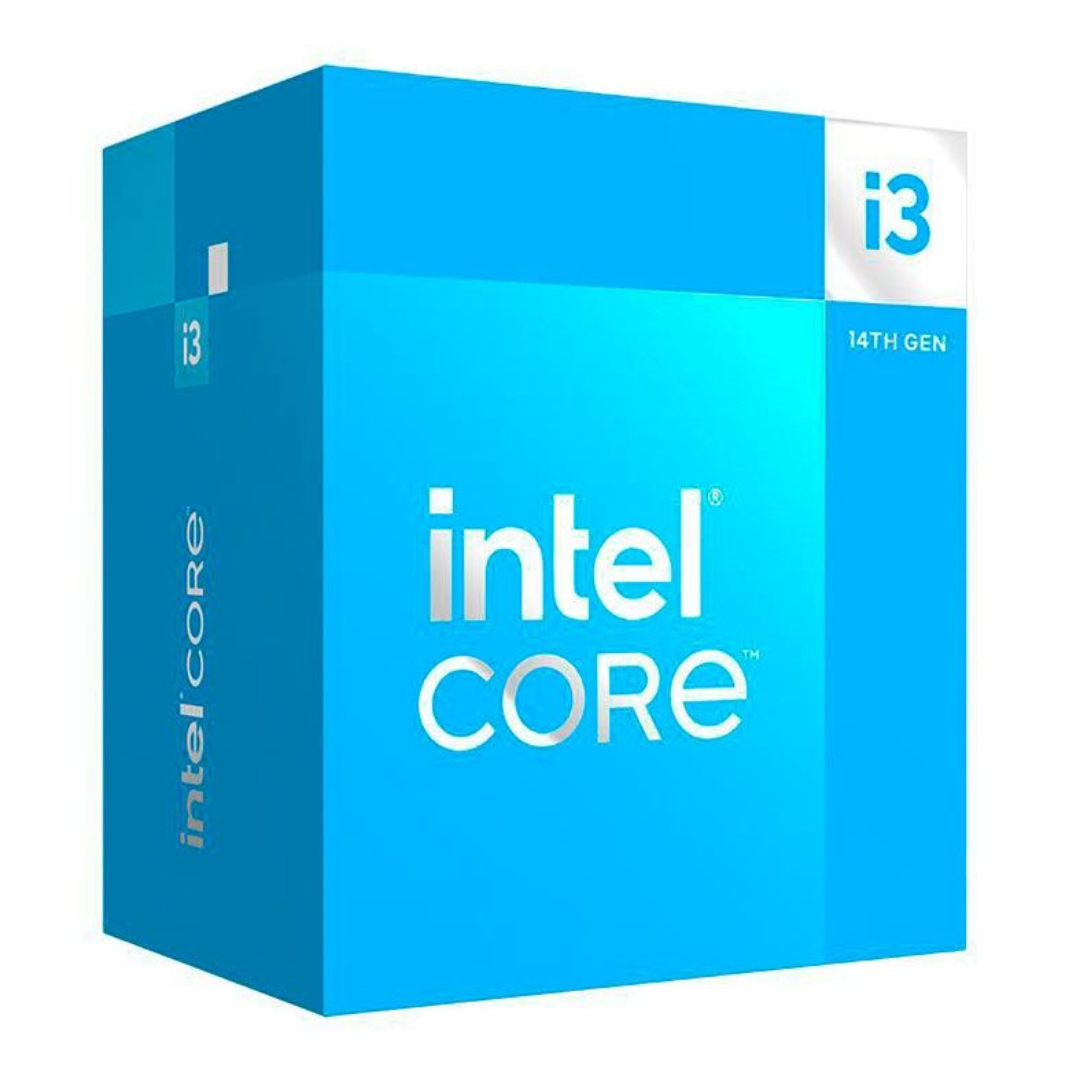 P1700-14 Processador Intel CORE I3 14100 3.50GHz 12MB Raptor Lake LGA1700 14ª Geração <b>** ESTE PROCESSADOR SÓ FUNCIONA COM PLACA MÃE SÉRIE 700</b>