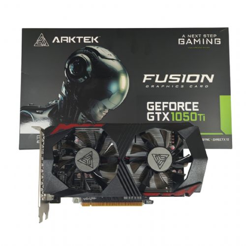Placa de Vídeo Nvidia GeForce GTX1050ti 4GB DDR5 128Bits Arktek ( 1x HDMI / 1x DVI-D / 1x Displayport ) - AKN1050TID5S4GH1 Placa de Vídeo Nvidia GeForce GTX1050ti 4GB DDR5 128Bits Arktek ( 1x HDMI / 1x DVI-D / 1x Displayport ) - AKN1050TID5S4GH1