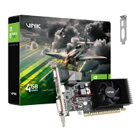 Placa de Vídeo NVidia GeForce GT730 4GB DDR3 128Bits Perfil Baixo Vinik ( 1x VGA / 1x DVI-D / 1x HDMI) - GPUVK7304GBLP0H2 Placa de Vídeo NVidia GeForce GT730 4GB DDR3 128Bits Perfil Baixo Vinik ( 1x VGA / 1x DVI-D / 1x HDMI) - GPUVK7304GBLP0H2