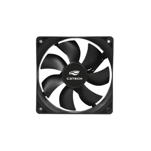 Fan Cooler para Gabinete 80X80 3 Pinos C3TECH - F7-50BK Fan Cooler para Gabinete 80X80 3 Pinos C3TECH - F7-50BK