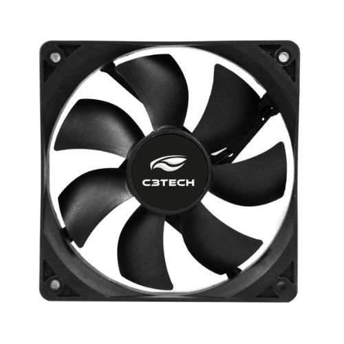 Fan Cooler para Gabinete 120X120 3 Pinos C3TECH - F7-100BK Fan Cooler para Gabinete 120X120 3 Pinos C3TECH - F7-100BK