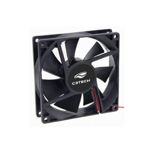 Fan Cooler para Gabinete 120X120 3 Pinos C3TECH - F7-100BK Fan Cooler para Gabinete 120X120 3 Pinos C3TECH - F7-100BK