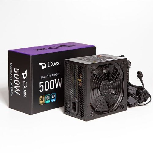 Fonte ATX Duex 500W 80Plus Bronze PFC Ativo - DX 500FSE+ Fonte ATX Duex 500W 80Plus Bronze PFC Ativo - DX 500FSE+
