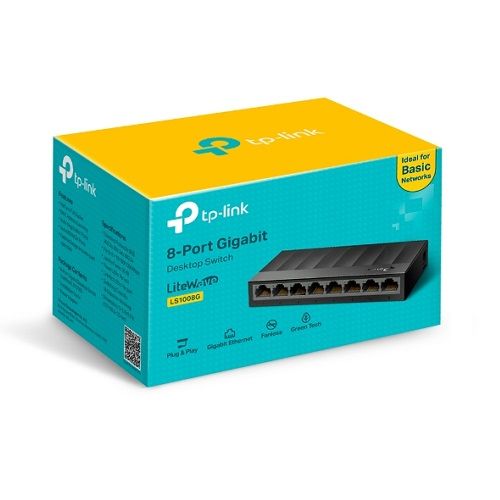 Switch 08 Portas 10/100/1000 TP-Link LS1008G Switch 08 Portas 10/100/1000 TP-Link LS1008G
