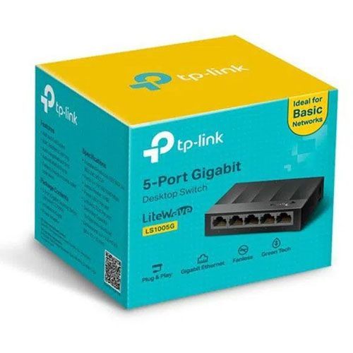 Switch 05 Portas Gigabit TP-Link LS1005G Switch 05 Portas Gigabit TP-Link LS1005G
