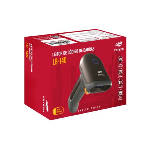 Leitor de Código de Barras 1D/2D C3Tech - LB-140BK ( DANFE / Boletos / QRCode ) Leitor de Código de Barras 1D/2D C3Tech - LB-140BK ( DANFE / Boletos / QRCode )
