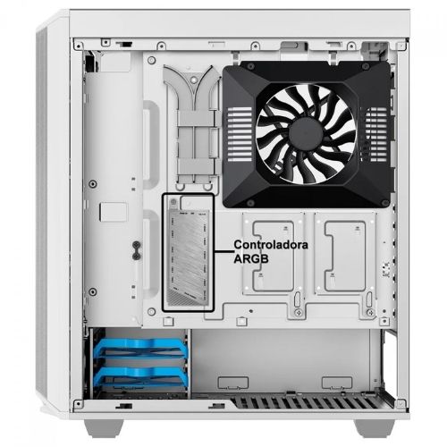 Gabinete GAMER Gamemax PRECISION White ARGB (Sem Fan Cooler e Sem Fonte) Gabinete GAMER Gamemax PRECISION White ARGB (Sem Fan Cooler e Sem Fonte)