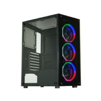 Gabinete Gamer com 03 Fan Cooler Multicolor K-MEX CG-30C5 (Sem Fonte) Gabinete Gamer com 03 Fan Cooler Multicolor K-MEX CG-30C5 (Sem Fonte)