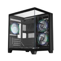 Gabinete Gamer K-MEX Visão Micro CG-0725 Preto (Sem Fan Cooler e Sem Fonte) Gabinete Gamer K-MEX Visão Micro CG-0725 Preto (Sem Fan Cooler e Sem Fonte)