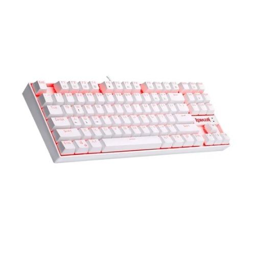 Teclado GAMER Mecanico Redragon Kumara Lunar White K552W-2 Iluminação Rainbow Switch Azul Teclado GAMER Mecanico Redragon Kumara Lunar White K552W-2 Iluminação Rainbow Switch Azul