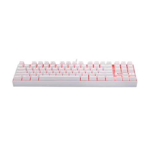 Teclado GAMER Mecanico Redragon Kumara Lunar White K552W-2 Iluminação Rainbow Switch Azul Teclado GAMER Mecanico Redragon Kumara Lunar White K552W-2 Iluminação Rainbow Switch Azul