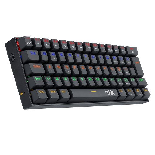 Teclado GAMER Mecanico Redragon Lakshmi K606R Iluminação Rainbow Switch Marrom Teclado GAMER Mecanico Redragon Lakshmi K606R Iluminação Rainbow Switch Marrom