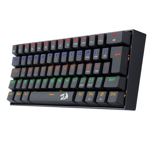 Teclado GAMER Mecanico Redragon Lakshmi K606R Iluminação Rainbow Switch Marrom Teclado GAMER Mecanico Redragon Lakshmi K606R Iluminação Rainbow Switch Marrom