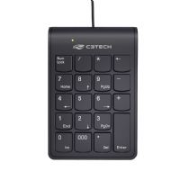 Teclado Numérico USB Preto C3Tech - KN-12BK Teclado Numérico USB Preto C3Tech - KN-12BK