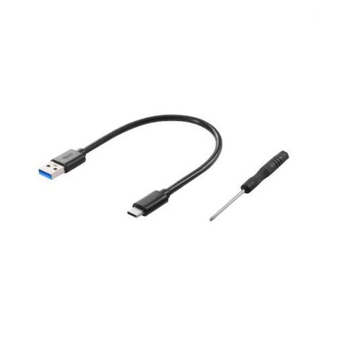 Case Externo USB C 3.1 para SSD NVMe Acrílico Transparente GV Brasil - GVT.42301 Case Externo USB C 3.1 para SSD NVMe Acrílico Transparente GV Brasil - GVT.42301