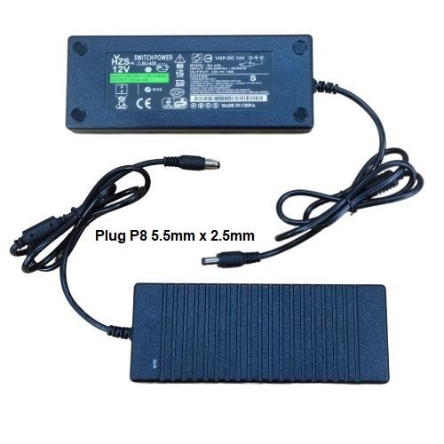 Fonte Externa 12V 10A 120W Plug P8 5.5mm x 2.5 mm Fonte Externa 12V 10A 120W Plug P8 5.5mm x 2.5 mm