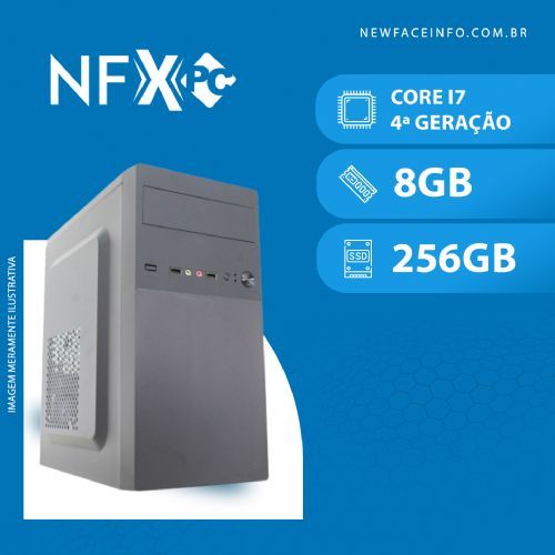 NFX PC ( INTEL CORE I7 4ª GERAÇÃO / 8GB / SSD 256GB ) NFX PC ( INTEL CORE I7 4ª GERAÇÃO / 8GB / SSD 256GB )