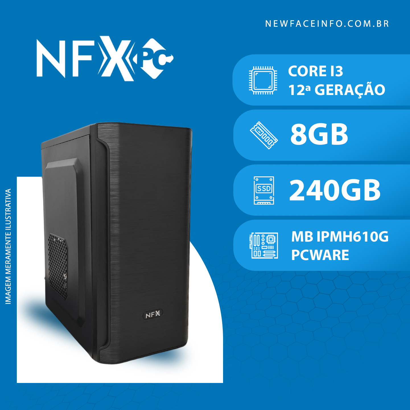 NFX PC-12 I3 - 282SSD WT
