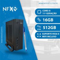 NFX PC ( INTEL CORE I5 11ª GERAÇÃO / 16GB / SSD 512GB NVMe / VESA ) <b>Gabinete Mini / WiFi Incluso</b> NFX PC ( INTEL CORE I5 11ª GERAÇÃO / 16GB / SSD 512GB NVMe / VESA ) <b>Gabinete Mini / WiFi Incluso</b>