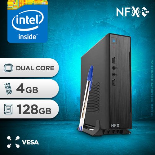 NFX PC IPX4005G - 141 SSD MINI/VESA ( INTEL CELERON DUAL CORE / 4GB / SSD 128GB / SERIAL / VESA )