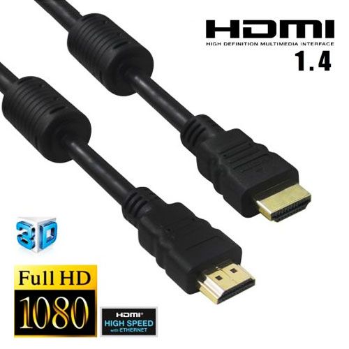 Cabo HDMI Macho X HDMI Macho 5,00 metros V1.4 com Filtro GV Brasil CBH.450 Cabo HDMI Macho X HDMI Macho 5,00 metros V1.4 com Filtro GV Brasil CBH.450