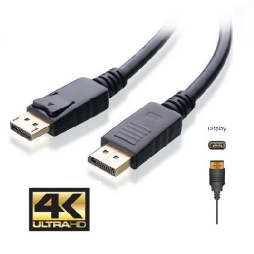 Cabo DisplayPort Macho X Macho 1,80m GV Brasil - CBM.200 Cabo DisplayPort Macho X Macho 1,80m GV Brasil - CBM.200