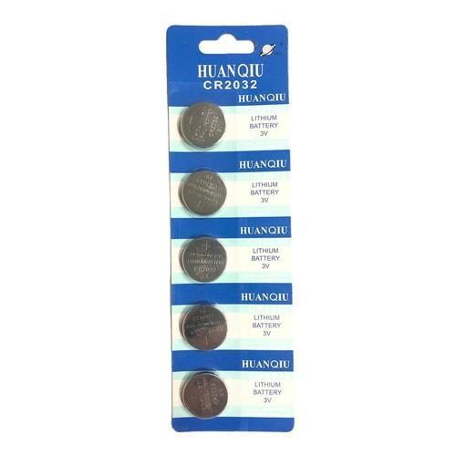 Bateria de Lítio GV Brasil 3V CR2032 Blister com 5 Unidades  Bateria de Lítio GV Brasil 3V CR2032 Blister com 5 Unidades